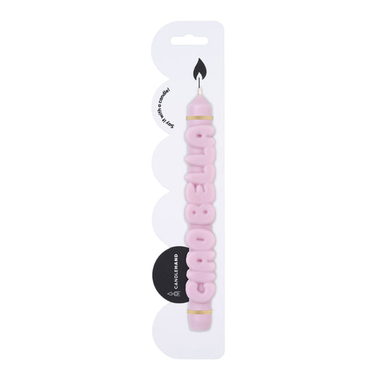 'Ciao Bella' Taper Candle | Lilac