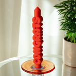 'Congrats' Taper Candle | Orange