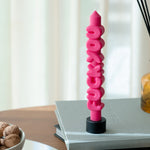 'F*ck You' Taper Candle | Pink