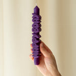 'Happy Bday' Taper Candle | Indigo
