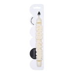'Happy Bday' Taper Candle | White