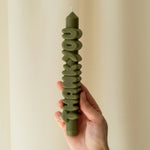 'Thank You' Taper Candle | Olive