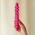 'Thank You' Taper Candle | Pink