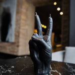 'Peace' Candle | Black