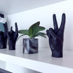 'Peace' Candle | Black