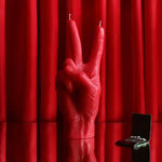 'Peace' Candle | Red