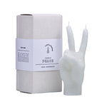 'Peace' Candle | White