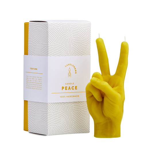 'Peace' Candle | Yellow