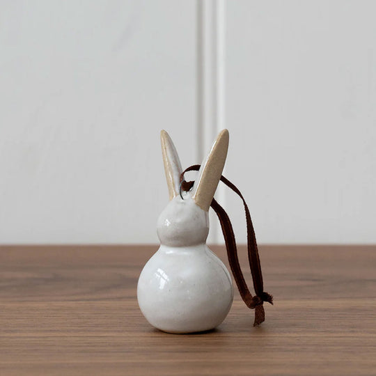 Hanging Ceramic Bunny