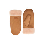 Women's Constellation Faux Sheepskin Mittens | Beige/Cream