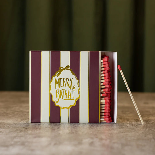 Under the Tree 'Merry & Bright' Matches | Set of 100