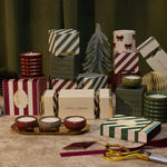 Under the Tree Burgundy Tealight Cracker | Spiced Clementine