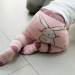 Bunnies Leggings & Socks Set | Pink | 0-6 Months