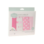 Hearts & Bows Bandana Bibs | Set of 4