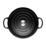 Shallow Cast Iron Casserole Dish | Satin Black | 30cm