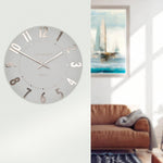 Mulberry Wall Clock | Silver Cloud | 12"
