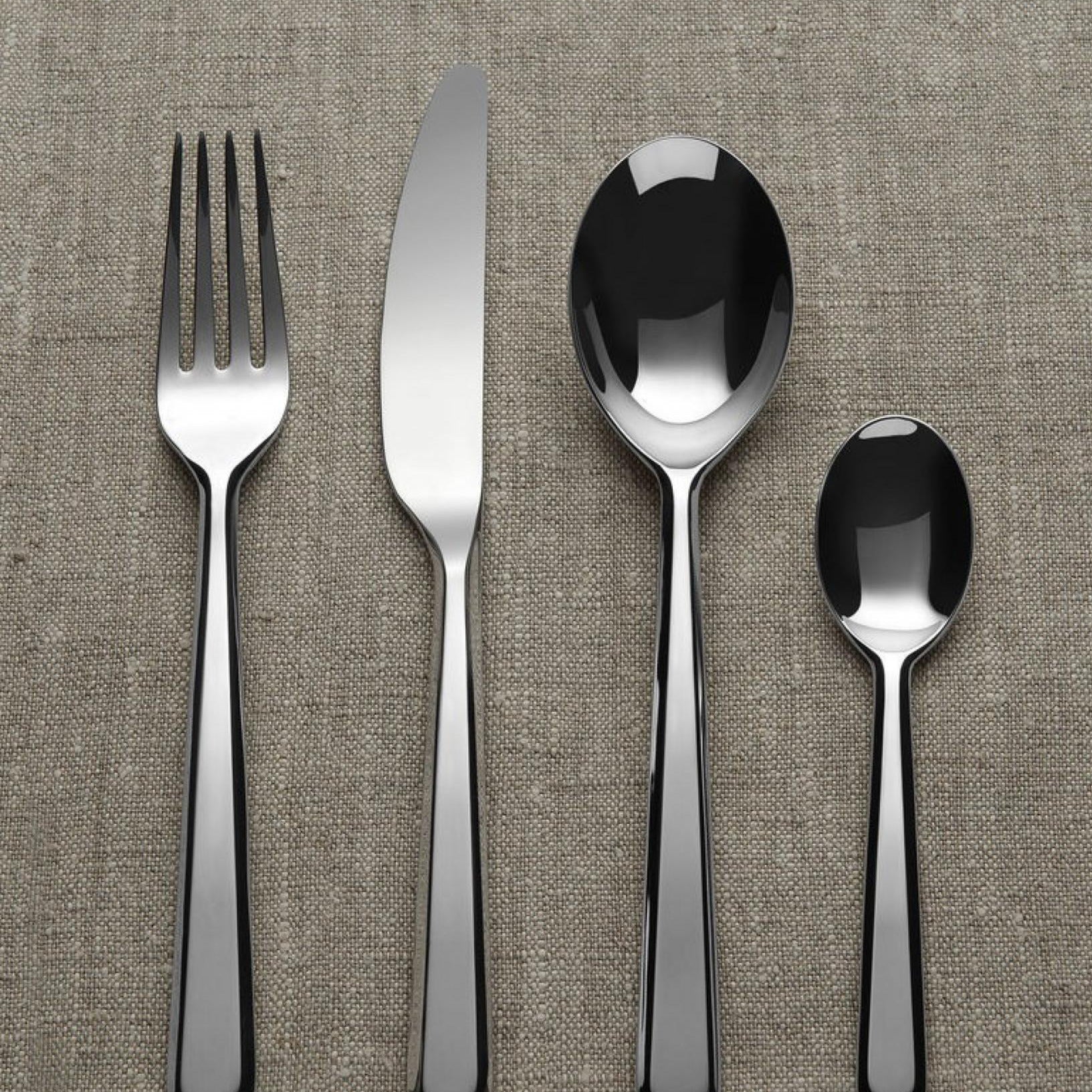 Amici 24-Piece Cutlery Set – 18/10 Stainless Steel, Modern Design, Service For 6