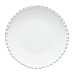 Pearl White Bread Plate | 17cm