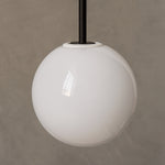 TR Bulb Ceiling Pendant | Matt Black Opal