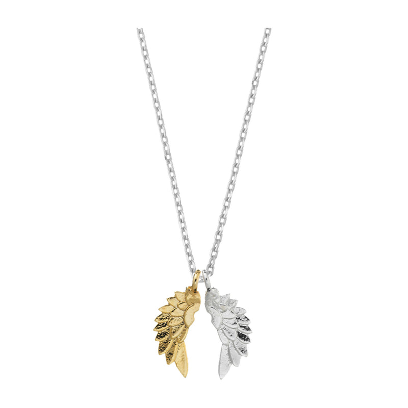 Wing Necklace | She Believed She Could So She Did | Gold & Silver Plated