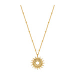 Full Sunburst Necklace | Daydream Believer | Gold Plated