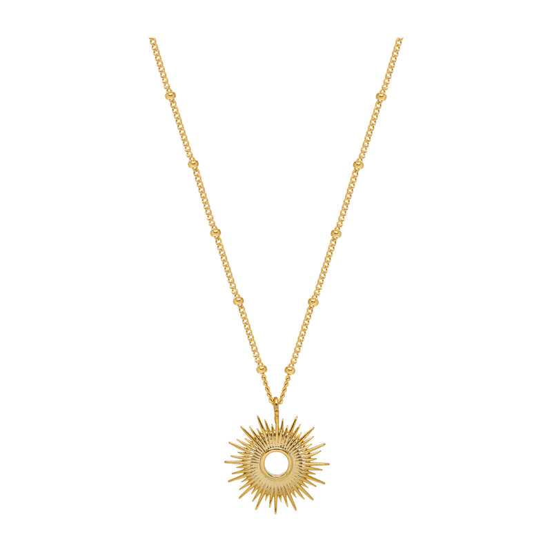 Full Sunburst Necklace | Daydream Believer | Gold Plated