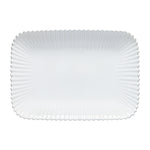 Pearl White Rectangular Platter | 40cm