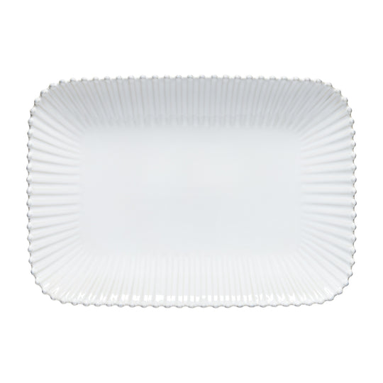 Pearl White Rectangular Platter | 40cm
