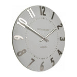 Mulberry Wall Clock | Silver Cloud | 20"