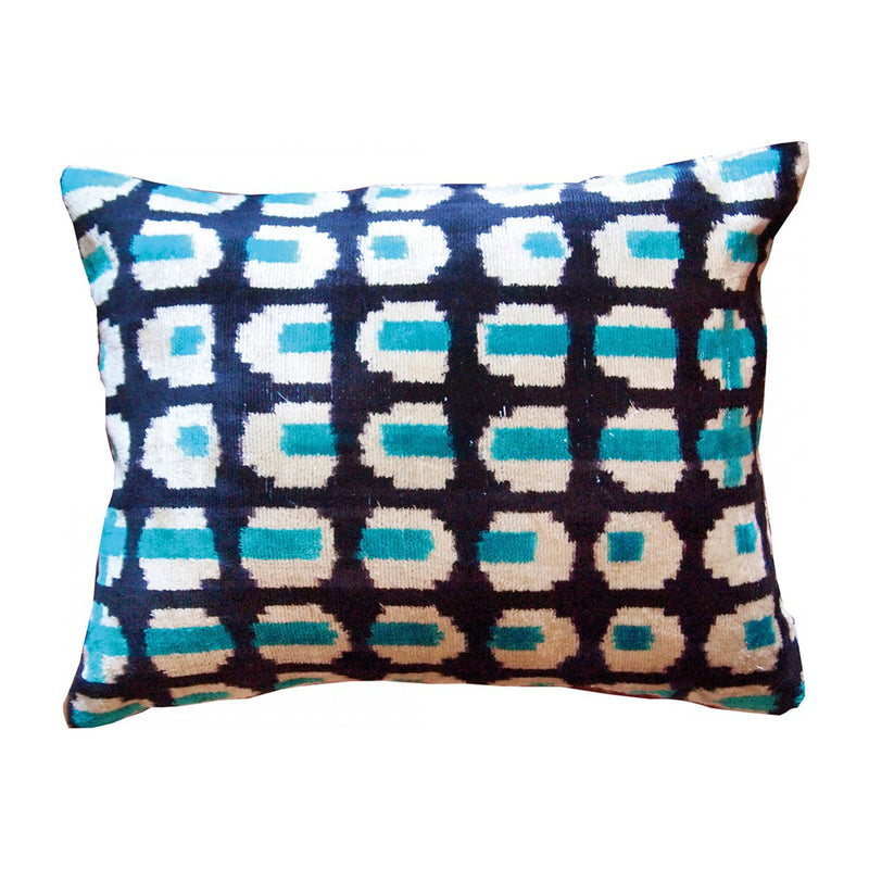Silk Velvet Cushion | Cobalt Pixels