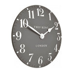 Arabic Wall Clock | Dolphin Grey | 12"