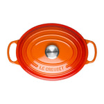 Oval Cast Iron Casserole Dish | Volcanic | 27cm
