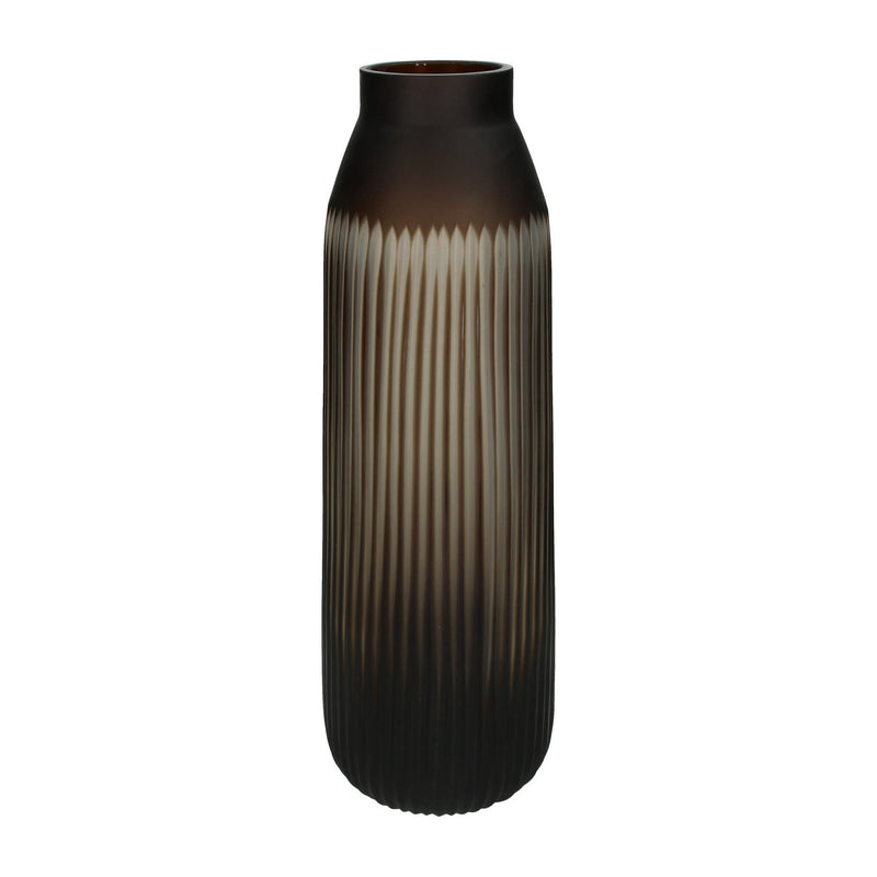 Tall Glass Vase | Cantelupe | Brown