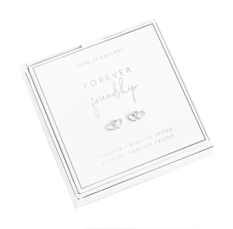 A Little 'Forever Friendship' Earrings | Silver Plated