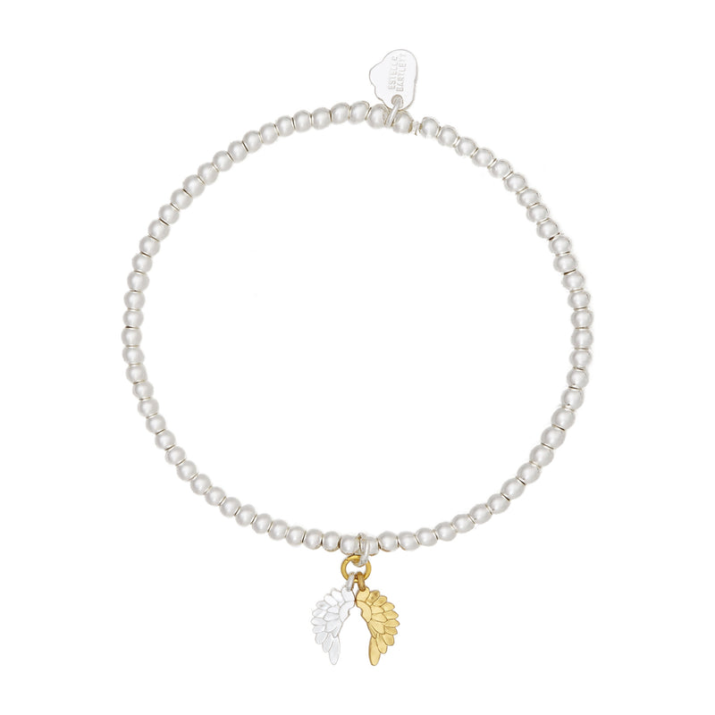 Sienna Wings Bracelet | She Believed She Could So She Did | Silver Plated