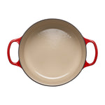 Round Cast Iron Casserole Dish | Cerise | 20cm