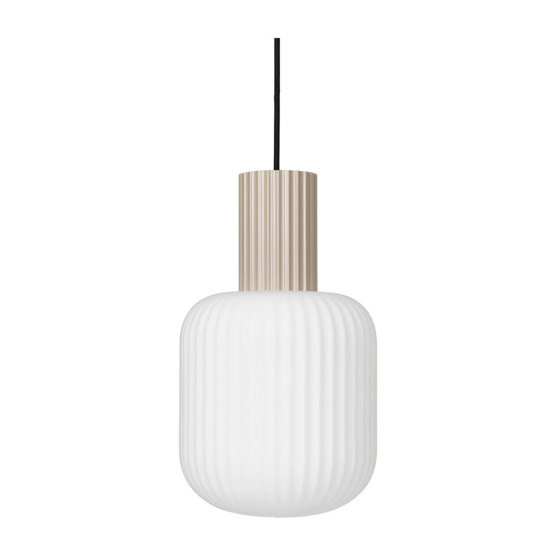 Ceiling Lamp | Lolly | Sand Metal & White Opal