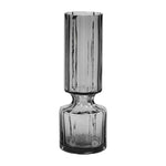 Medium Mouthblown Glass Vase | Hyacinth | Smoked Pearl