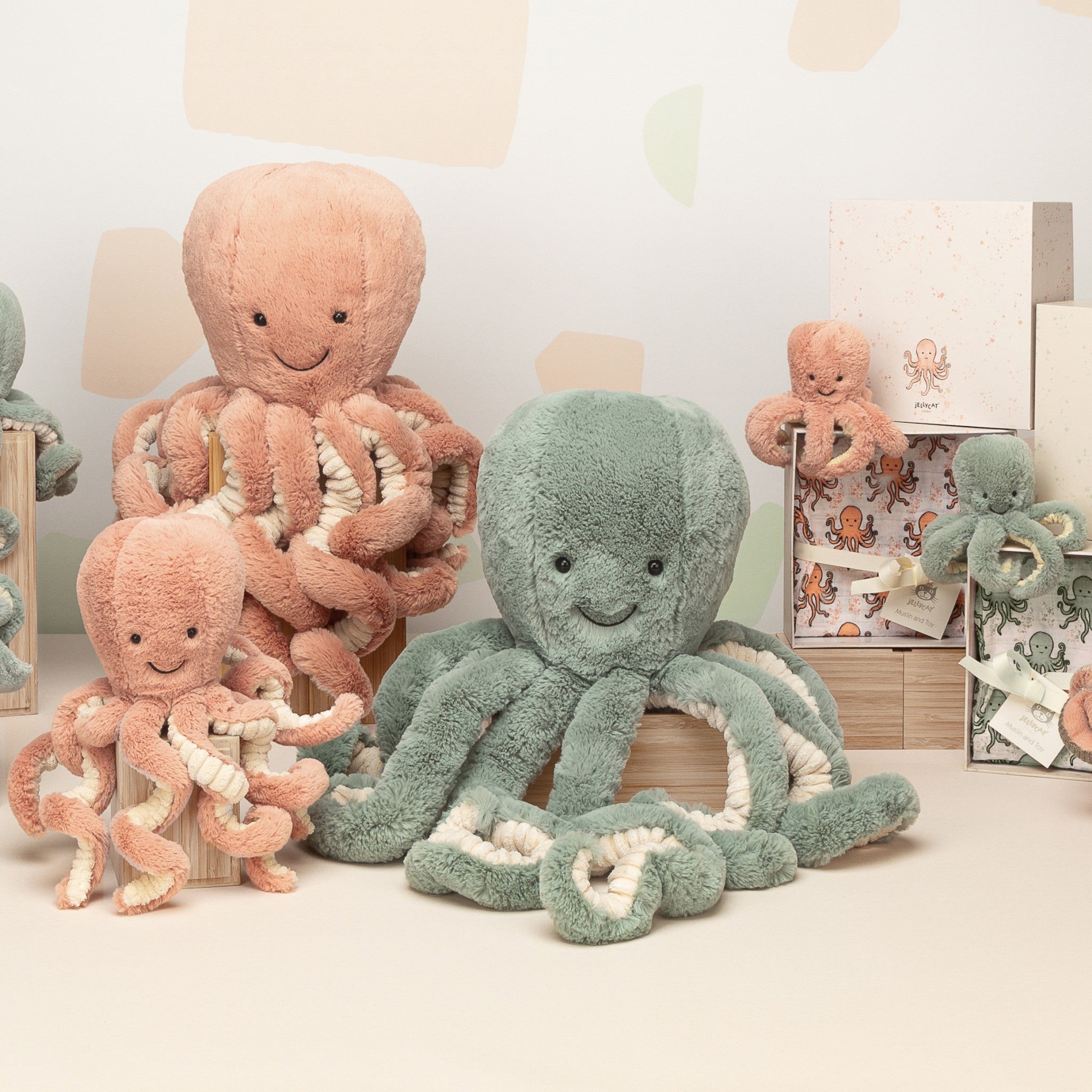 Octopus Stuffed Animal Jellycat Odell Octopus Small Jelllycat Baby