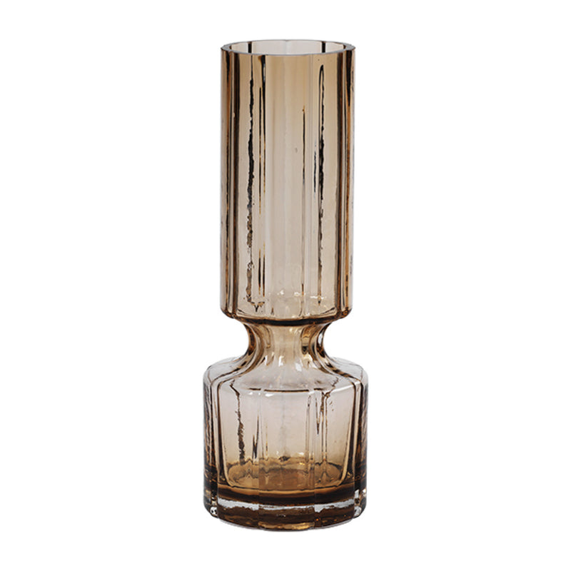 Mouthblown Glass Vase | Hyacint | Indian Tan