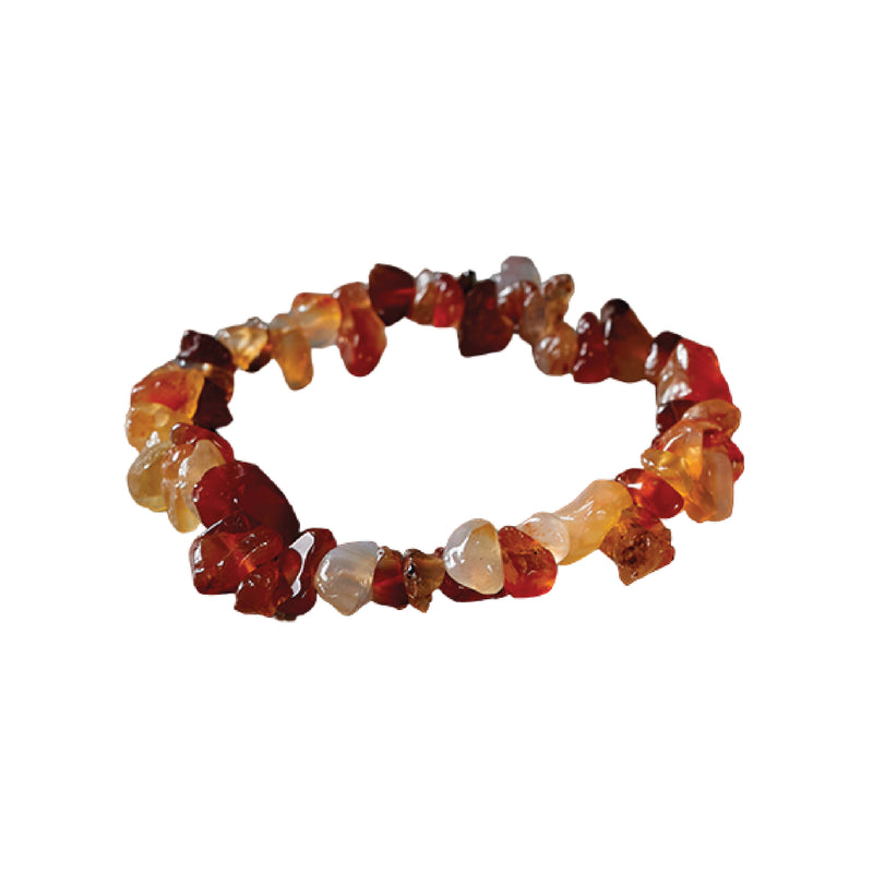 Carnelian Chip Bracelet | For Metabolism
