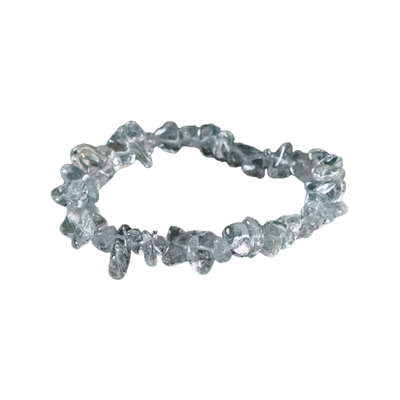 Clear Quartz Chip Bracelet | For Concentration