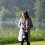 Leopard Print Scarf | Black & White