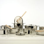 Pots&Pans Cookware Set | Stainless Steel | 9 Piece