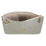 Majoie Heart Cosmetic Bag | Grey