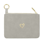 Majoie Heart Cosmetic Bag | Grey