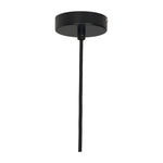 Ceiling Lamp | Lolly | Black Metal & White Opal