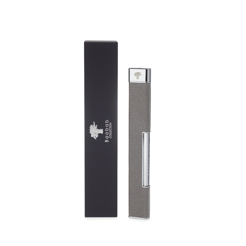 Grain Leather Candle Lighter | Grey
