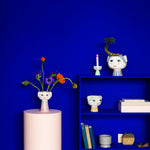 Eva Candle Holder | Light Blue | 9.5cm