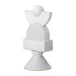 Beatrice Deco Ornament | Stoneware | White